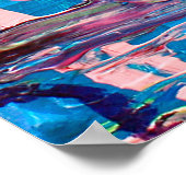 抽象芸術絵画の ポスター (角)