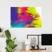 抽象芸術絵画の ポスター (ホームオフィス)