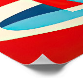 抽象芸術絵画の ポスター (角)