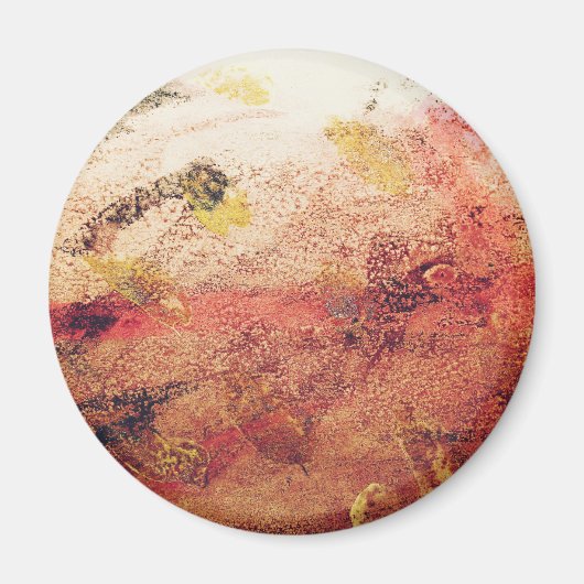 抽象芸術絵画の マグネット (正面)