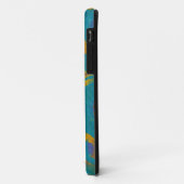 抽象芸術絵画の |レトロの色15 Case-Mate iPhoneケース (裏面/左)