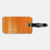 抽象芸術絵画の |レトロオレンジ6 ラゲッジタグ (裏面横)