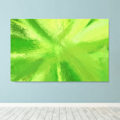抽象芸術絵画の |レトログリーン21 キャンバスプリント (インサイチュ (ウッドフロア))