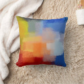 抽象芸術絵画の |レトロ抽象芸術第2条 クッション (ブランケット)