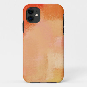 抽象芸術絵画の ヴィンテージオレンジ21 iPhone 11 ケース