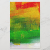 抽象芸術絵画の 便箋 (正面)