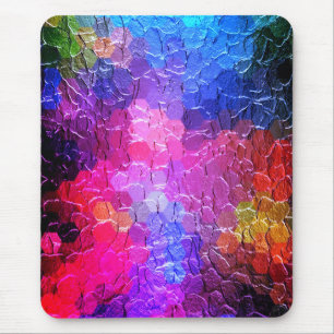 抽象芸術絵画の 動的カラフル マウスパッド
