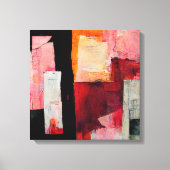 抽象芸術絵画の「平和的約束」。キャンバスP キャンバスプリント (正面)