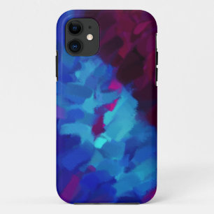 抽象芸術絵画の 抽象芸術アート iPhone 11 ケース