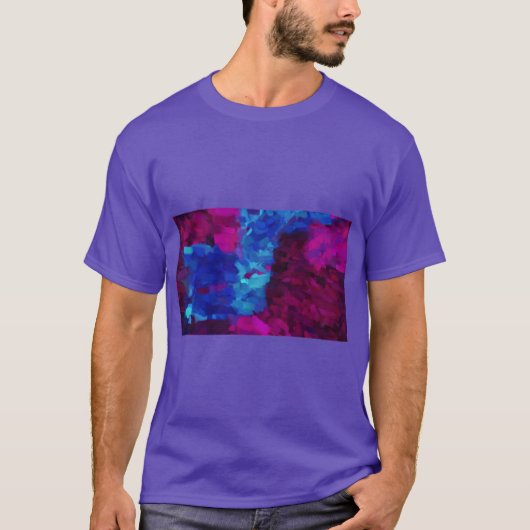 抽象芸術絵画の |抽象芸術アート Tシャツ (正面)