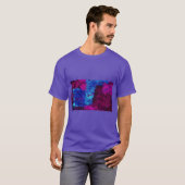 抽象芸術絵画の |抽象芸術アート Tシャツ (正面フル)