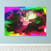 抽象芸術絵画の |抽象芸術第17条 キャンバスプリント (インサイチュ (ウッドフロア))
