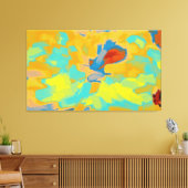 抽象芸術絵画の |抽象芸術第7条 キャンバスプリント (インサイチュ (リビング))