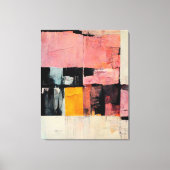 抽象芸術絵画の「日曜日の生存」。キャンバス印刷 キャンバスプリント (正面)