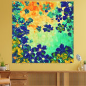 抽象芸術絵画の |春の花 キャンバスプリント (インサイチュ (リビング))