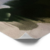 抽象芸術絵画の |春の花 ポスター (角)