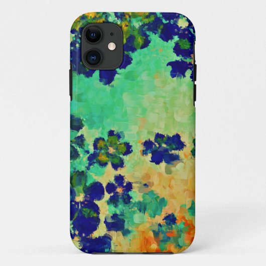 抽象芸術絵画の |春の花 Case-Mate iPhoneケース (裏面)