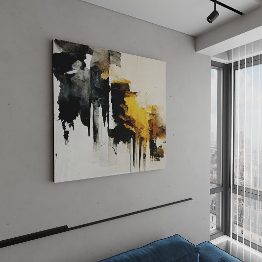 抽象芸術絵画の「風の大仰」。キャンバス キャンバスプリント