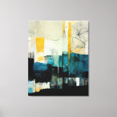 抽象芸術絵画の「高い深度」。キャンバス印刷 キャンバスプリント (正面)