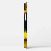 抽象芸術絵画の |黒と黄 Case-Mate iPhoneケース (裏面 / 右)