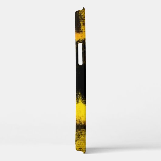 抽象芸術絵画の |黒と黄 Case-Mate iPhoneケース (裏面 / 右)