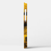 抽象芸術絵画の |黒と黄 Case-Mate iPhoneケース (裏面 / 左)