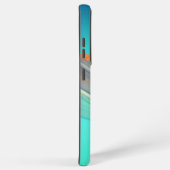 抽象芸術絵画の SAMSUNG GALAXYケース (右側面)