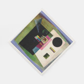 抽象芸術絵画はカンディンスキーだ スタンダードランチョンナプキン (角)