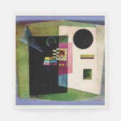 抽象芸術絵画はカンディンスキーだ スタンダードランチョンナプキン (正面)