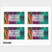 抽象芸術絵画アクリル結婚系 長方形シール (シート)