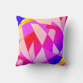 抽象芸術絵画アートのクッション クッション (裏面)