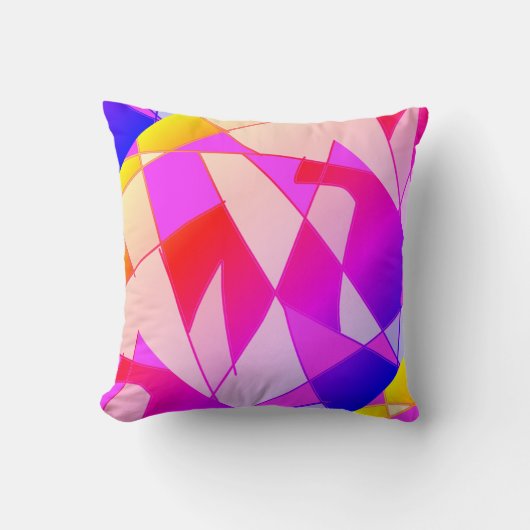 抽象芸術絵画アートのクッション クッション (正面)