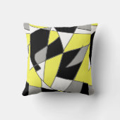 抽象芸術絵画アートのクッション クッション (裏面)