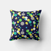 抽象芸術絵画アートのクッション クッション (裏面)