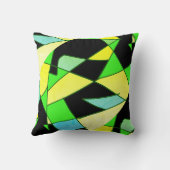 抽象芸術絵画アートのクッション クッション (裏面)