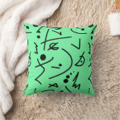 抽象芸術絵画アートのクッション クッション (ブランケット)