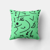 抽象芸術絵画アートのクッション クッション (裏面)