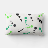 抽象芸術絵画アートのクッション ランバークッション (裏面)