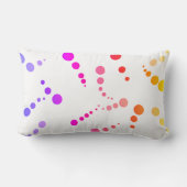 抽象芸術絵画アートのクッション ランバークッション (裏面)