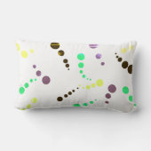 抽象芸術絵画アートのクッション ランバークッション (裏面)