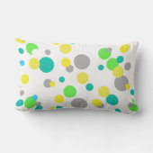 抽象芸術絵画アートのクッション ランバークッション (裏面)