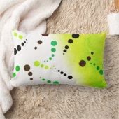 抽象芸術絵画アートのクッション ランバークッション (ブランケット)