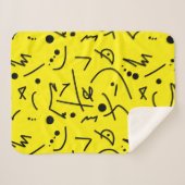 抽象芸術絵画アートの一種ブランケット シェルパブランケット (正面(横))