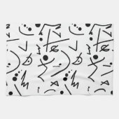 抽象芸術絵画アートの一種 キッチンタオル (横)