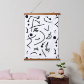 抽象芸術絵画アートの一種 吊り下げ型タペストリー (寝室)