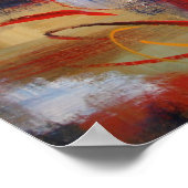 抽象芸術絵画アートプリント ポスター (角)