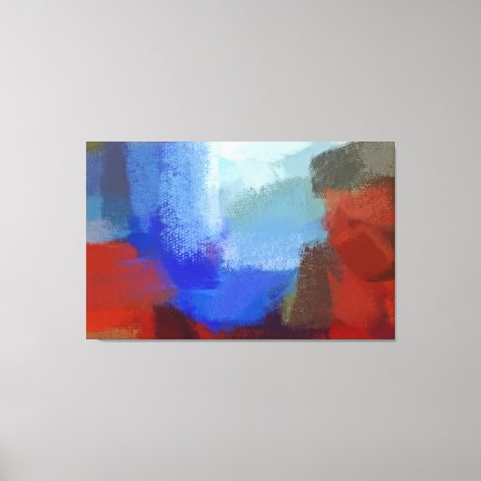 抽象芸術絵画アート6 キャンバスプリント (正面)