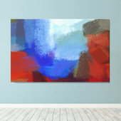 抽象芸術絵画アート6 キャンバスプリント (インサイチュ (ウッドフロア))