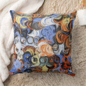 抽象芸術絵画カラー#5 クッション (ブランケット)