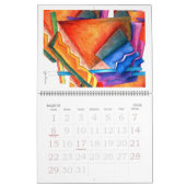 抽象芸術絵画カレンダー カレンダー (3月 2026)